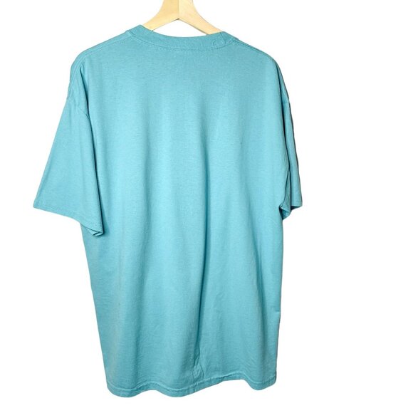 South Carolina Graphic Tee Turquoise XL Heavyweight Blend EST Crewneck u - Picture 6 of 6